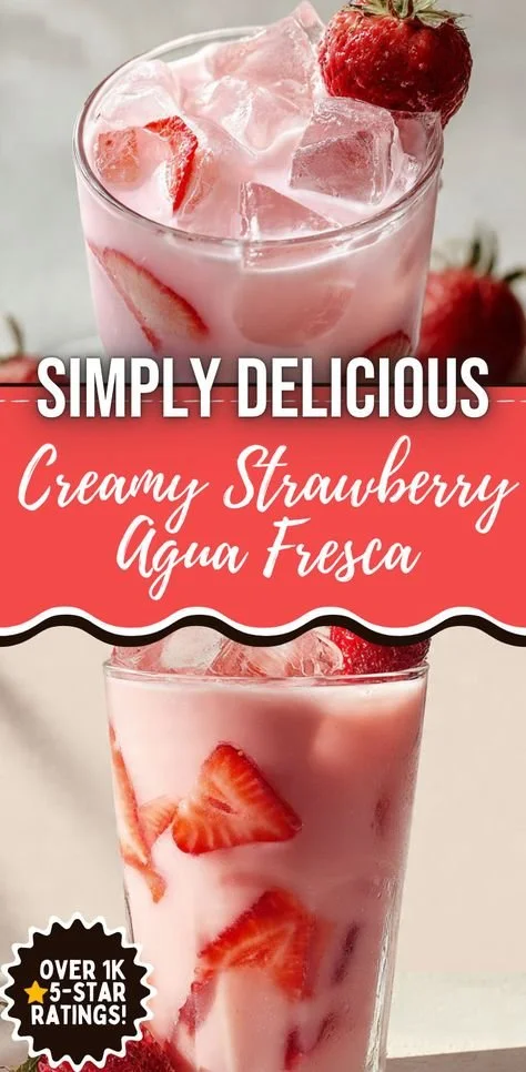 Creamy Strawberry Fresh Water