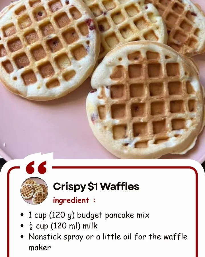 Crispy $1 Waffles