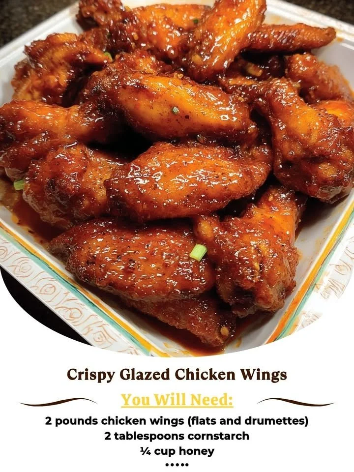 Crispy Glazed Chicken Wings