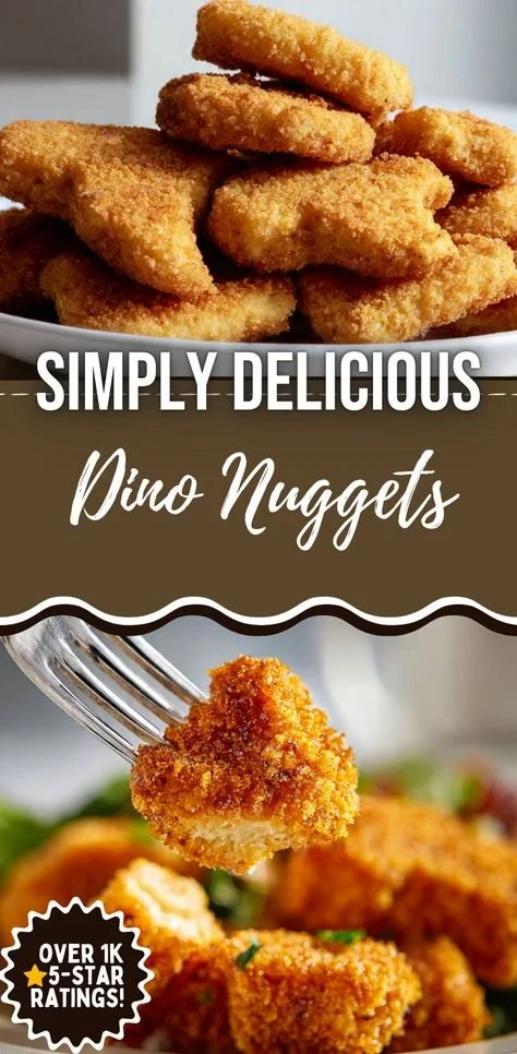 Crispy Homemade Dino Nuggets