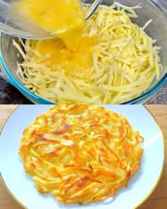 Crispy potato pancakes served with sour cream and chives