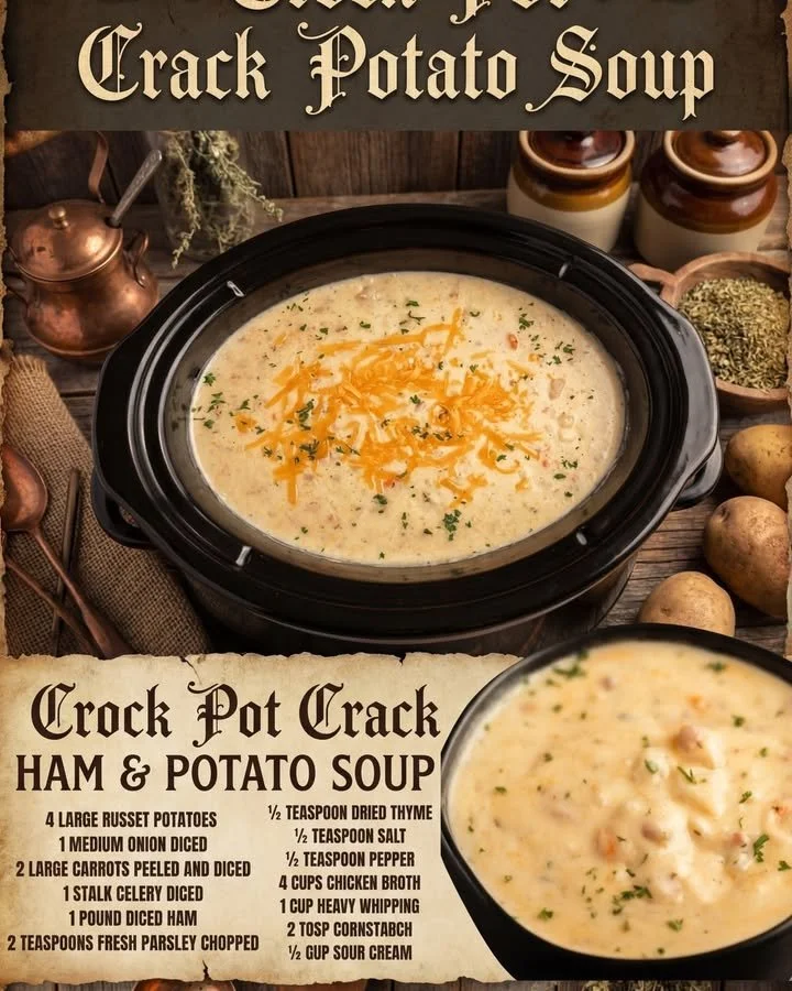 Creamy Crock Pot 'Crack' Potato Soup in a bowl garnished with green onions.