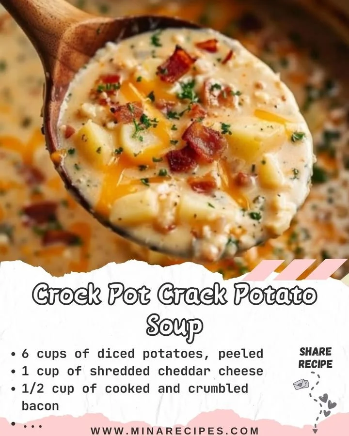 Crock Pot Crack Potato Soup