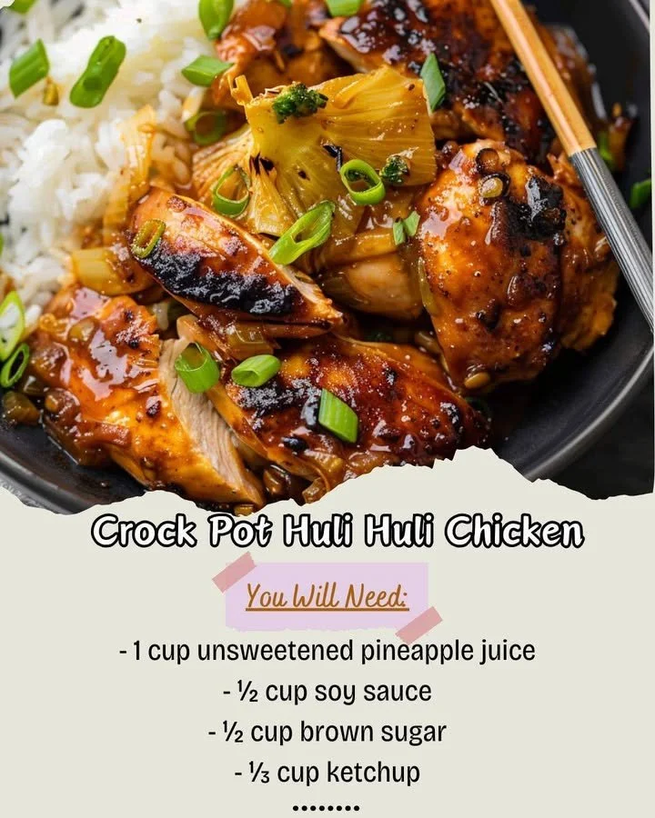 Crock Pot Huli Huli Chicken