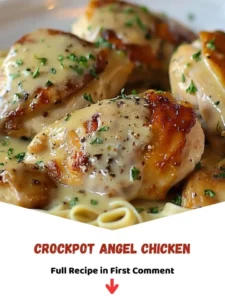 Crockpot Angel Chicken served with rice and vegetables