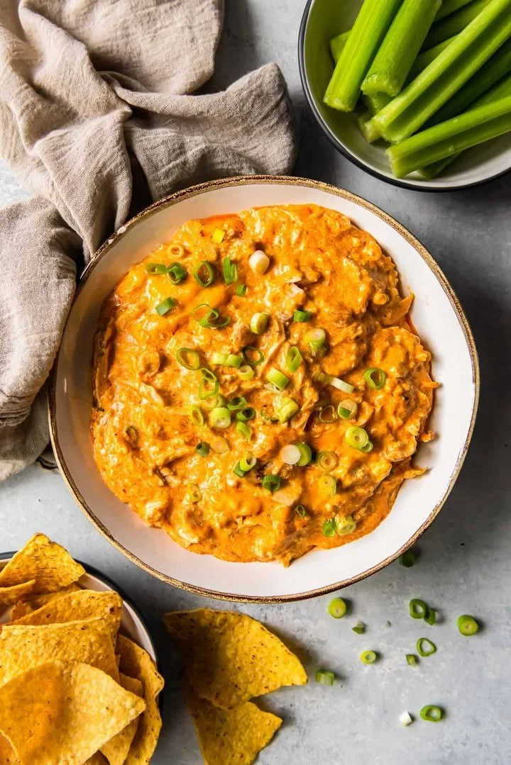 Crockpot Buffalo Chicken Dip