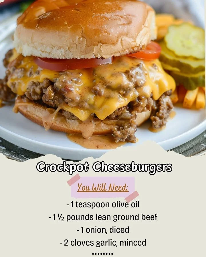 Crockpot Cheeseburgers