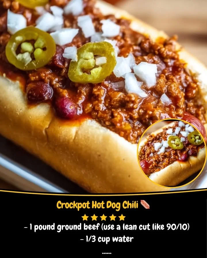 Crockpot Hot Dog Chili