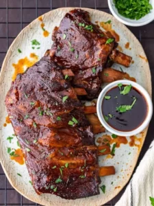 Delicious crockpot ribs cooked to perfection