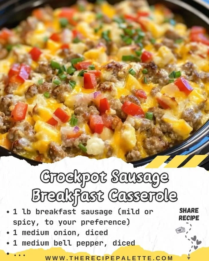 Crockpot Sausage Breakfast Casserole