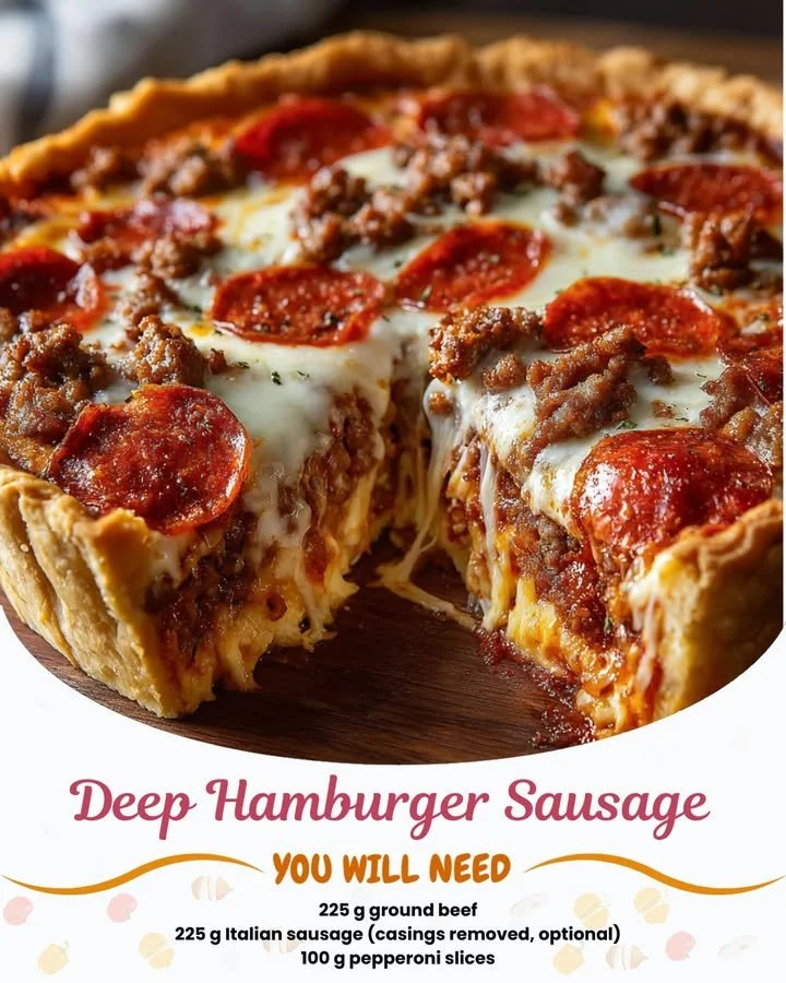 Delicious deep-fried hamburger sausage served on a rustic plate.