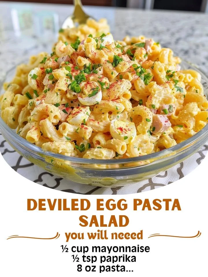 Deviled Egg Pasta Salad
