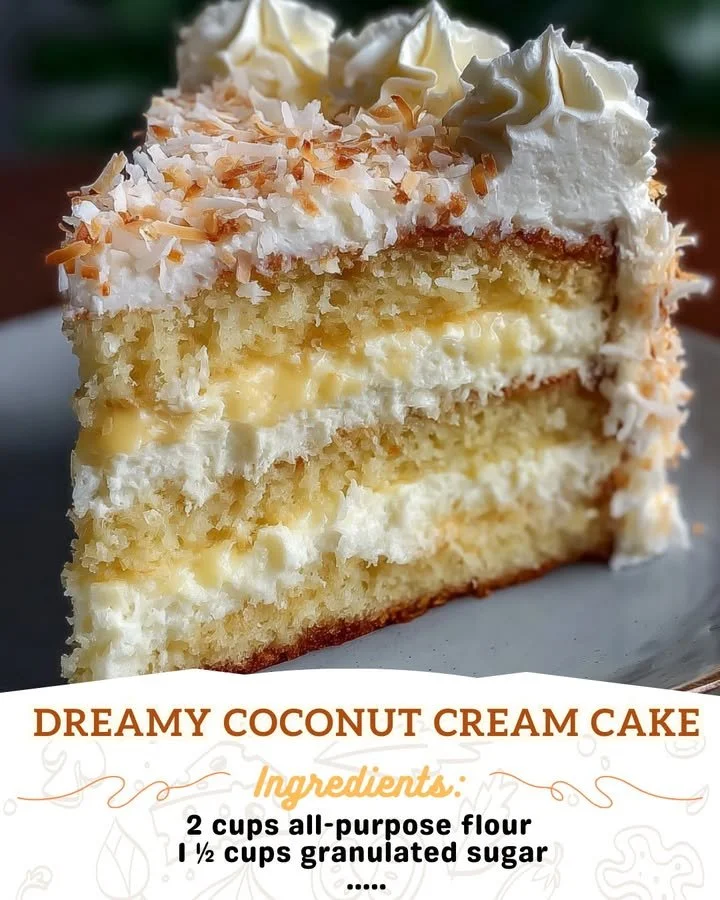Dreamy Coconut Cream Cake