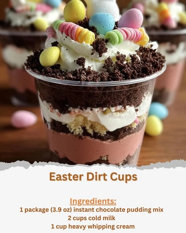 Easter Dirt Cups