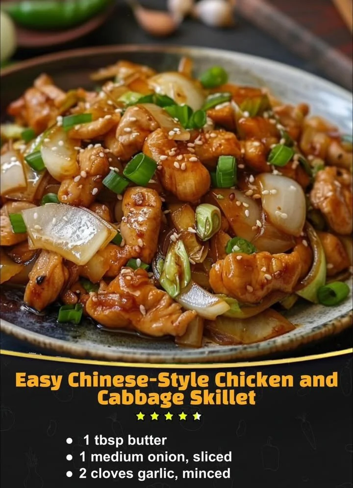 Easy Chinese-Style Chicken and Cabbage Skillet