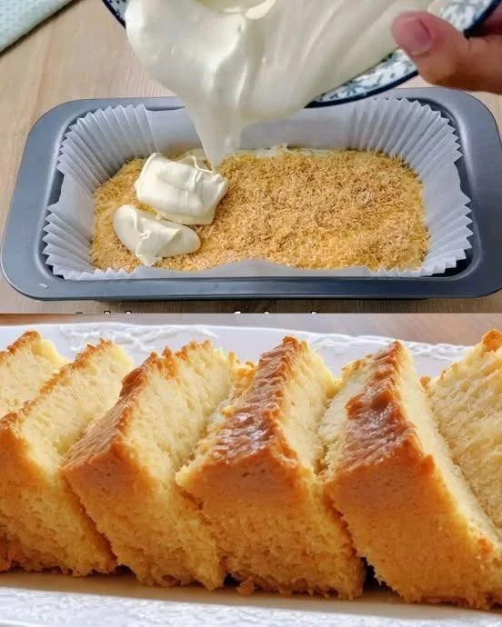 Delicious easy coconut cake topped with grated coconut and frosting