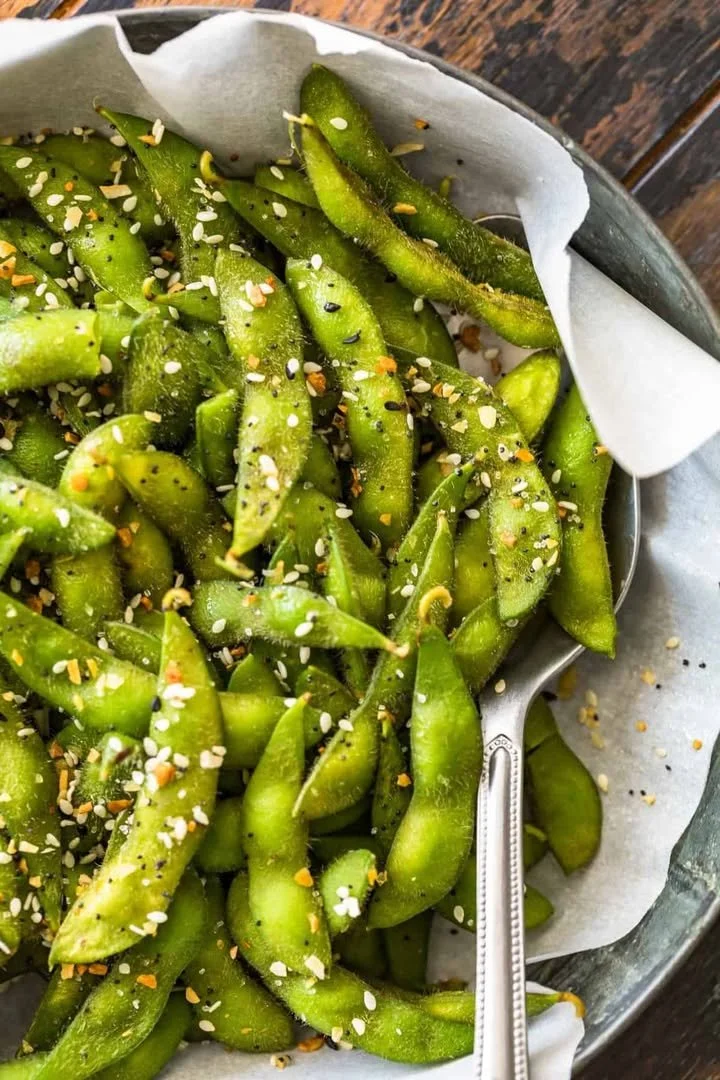 Easy edamame appetizer served in a bowl, perfect for snacking or entertaining.