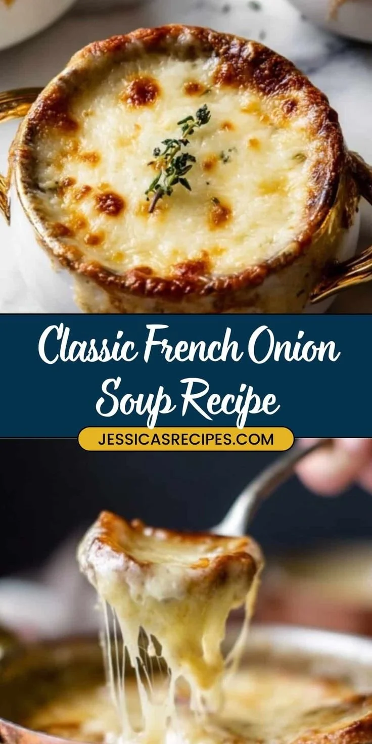 Easy French Onion Soup with Caramelized Onions Recipe