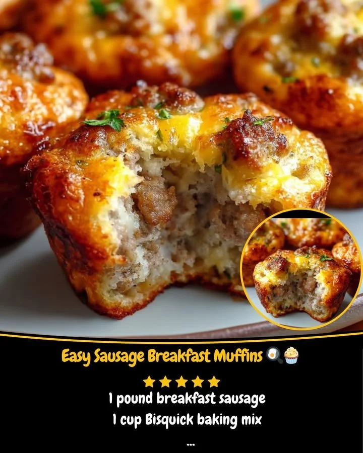 Easy Sausage Breakfast Muffins