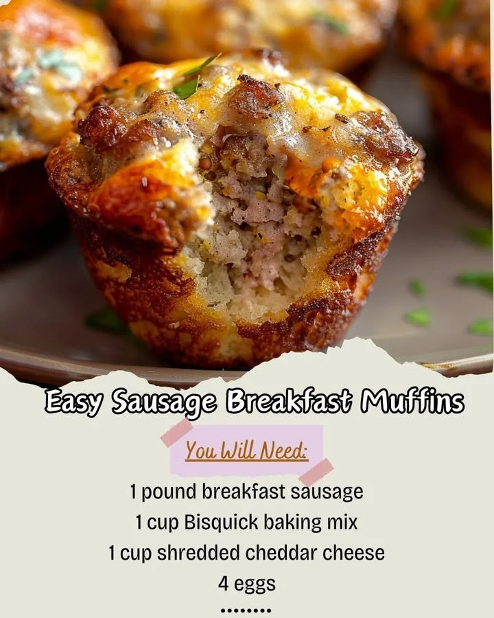 Easy Sausage Breakfast Muffins