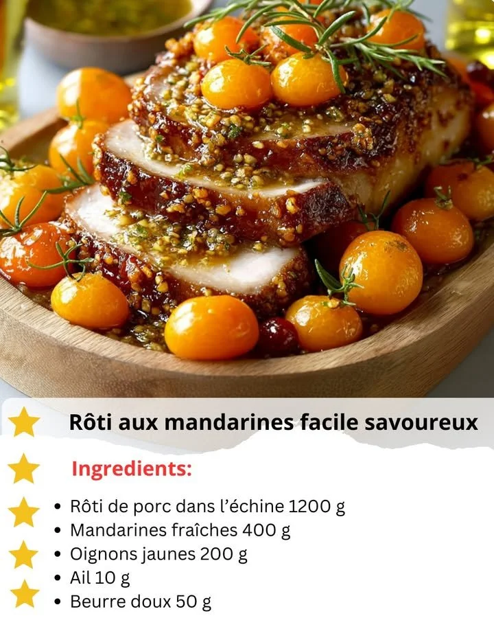Easy Tasty Mandarin Roasted Chicken