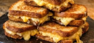 Delicious Egg-in-a-Hole Toast with a perfectly cooked egg in the center.