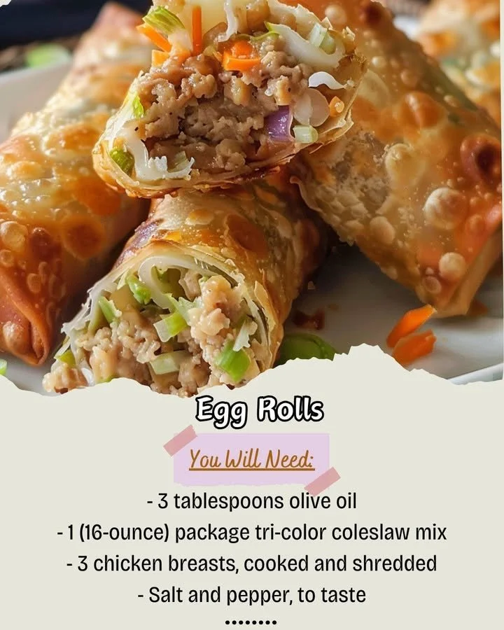 Delicious homemade egg rolls served with dipping sauce on a plate