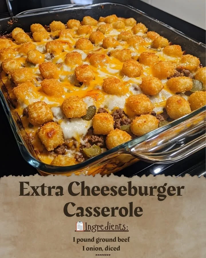 Extra Cheeseburger Casserole