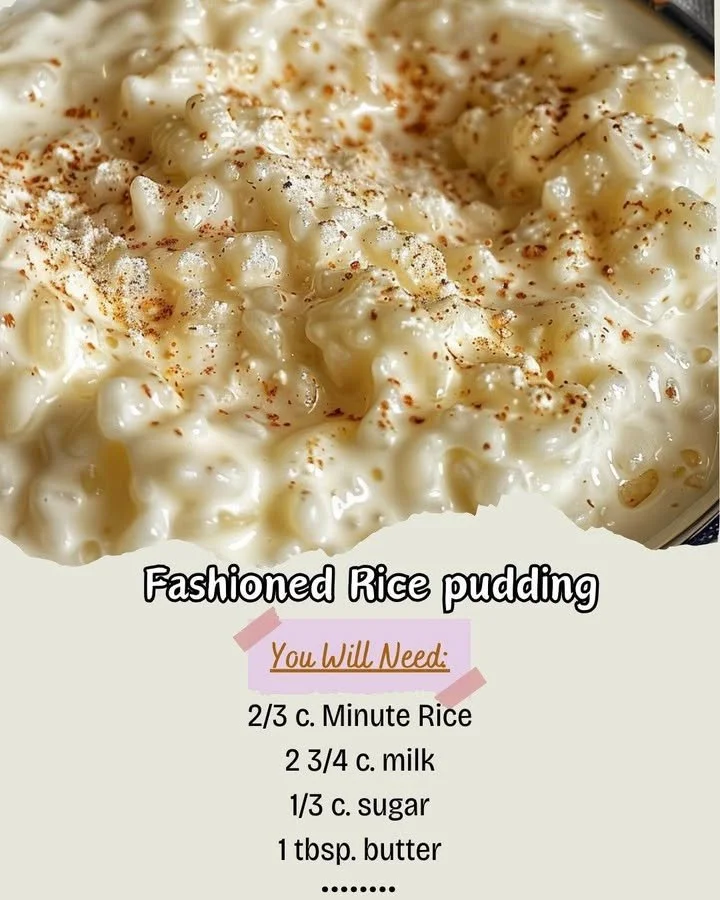 Delicious Fashioned Rice Pudding served in a stylish bowl