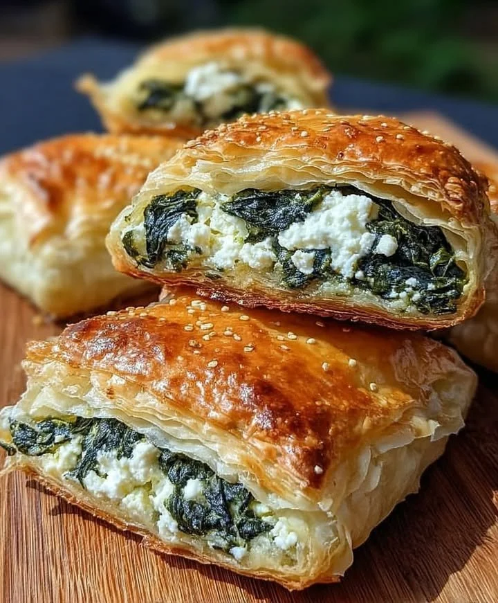 Flaky Spinach and Feta Spanakopita Cookies