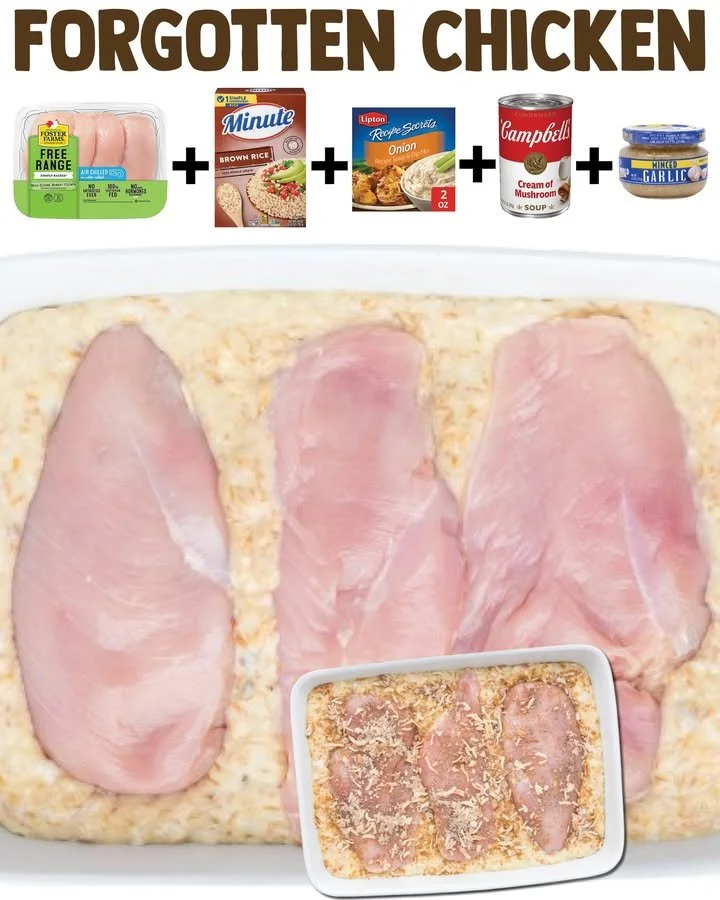 Plate of delicious forgotten chicken served with sides, highlighting classic flavors.