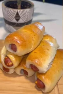 Freshly baked kolaches with sweet and savory fillings