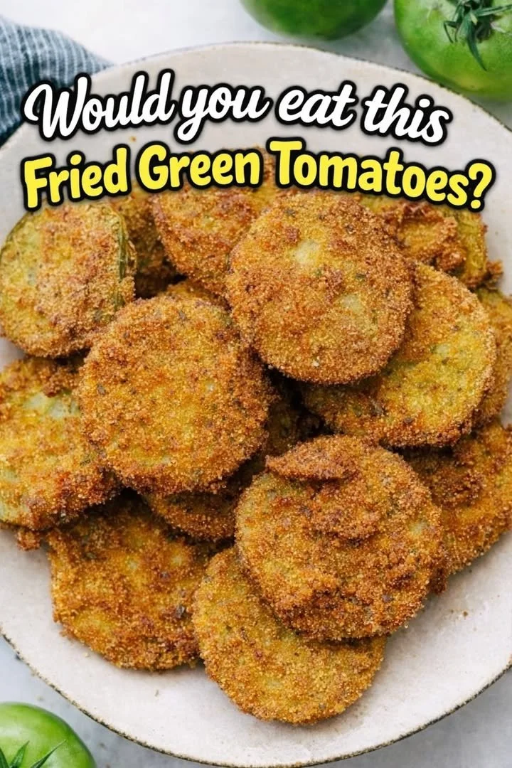 Delicious Fried Green Tomatoes served with dipping sauce
