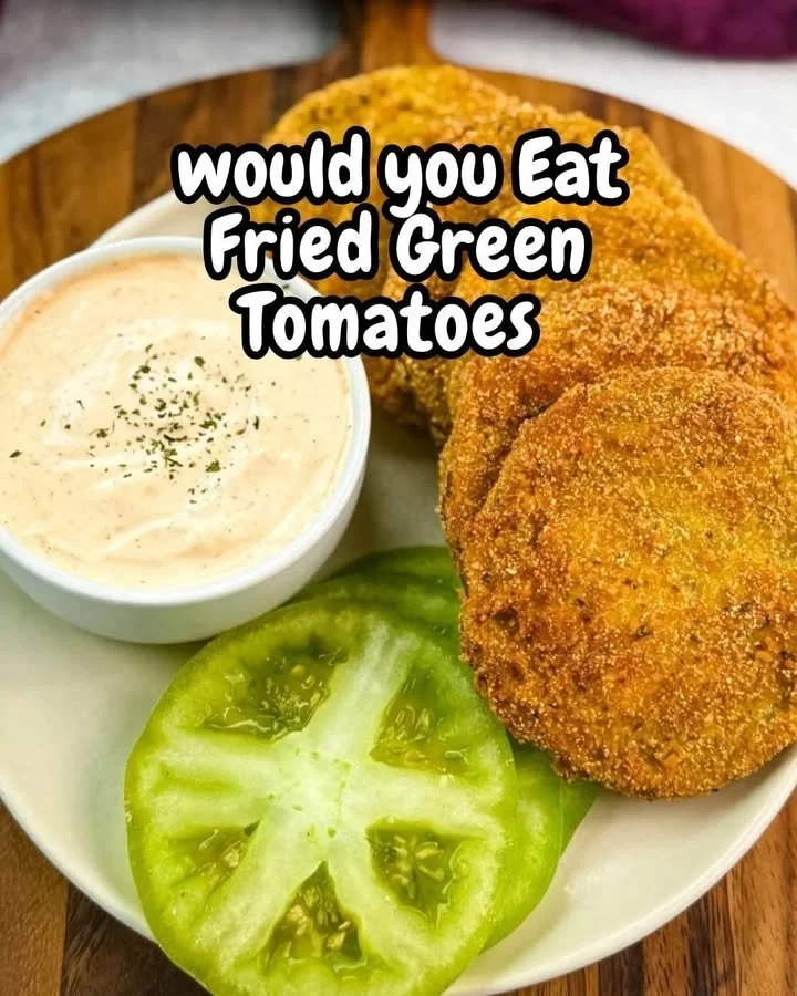 Fried Green Tomatoes With Cucumber