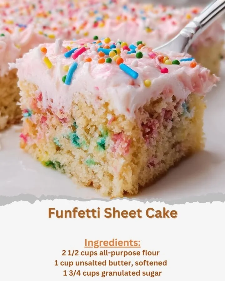 Funfetti Sheet Cake