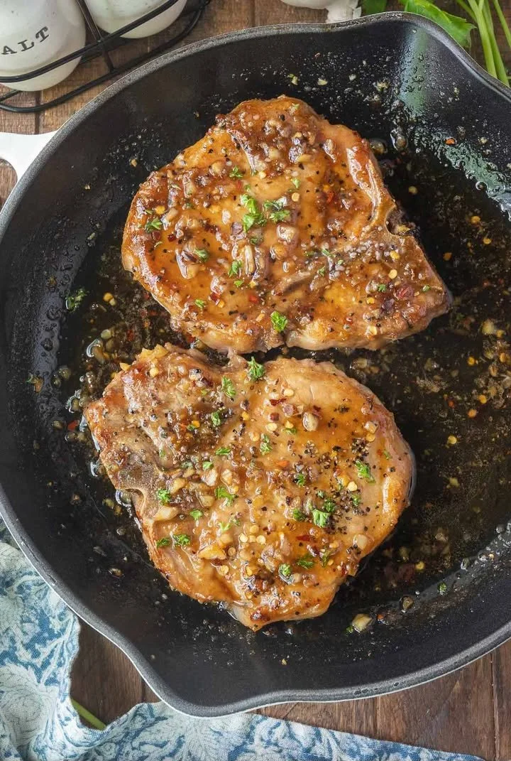 Garlic Brown Sugar Pork Chops