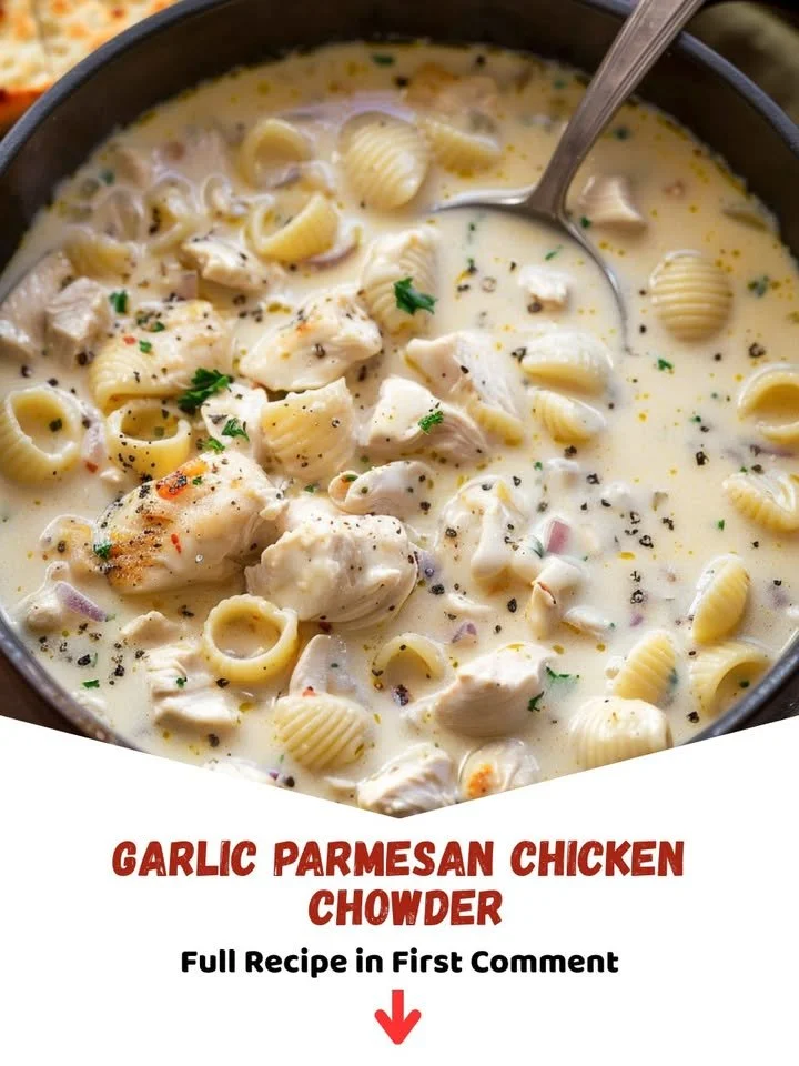 Garlic Parmesan Chicken Chowder
