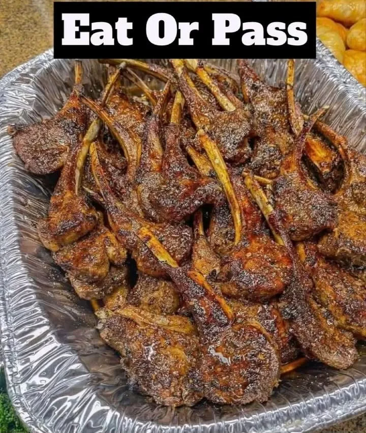 Garlic Parmesan Fried Lamb Chops served on a plate