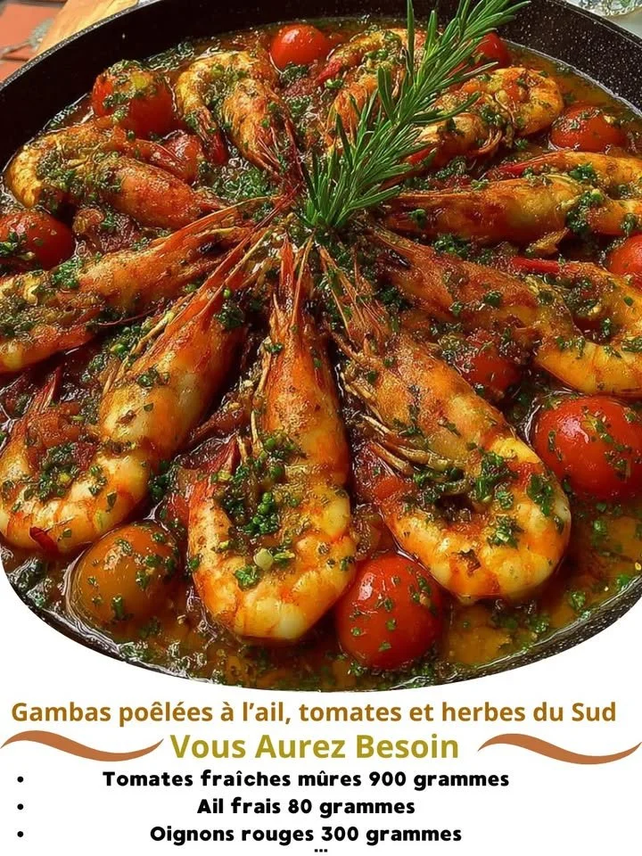 Delicious garlic, tomato, and southern herb sautéed shrimp served in a bowl