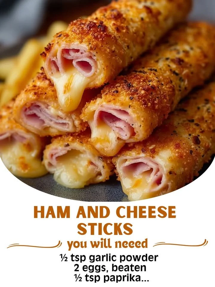Ham and Cheese Sticks