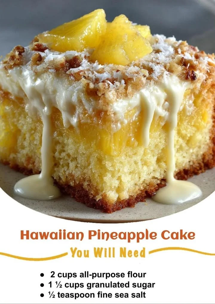 Hawaiian Pineapple Cake