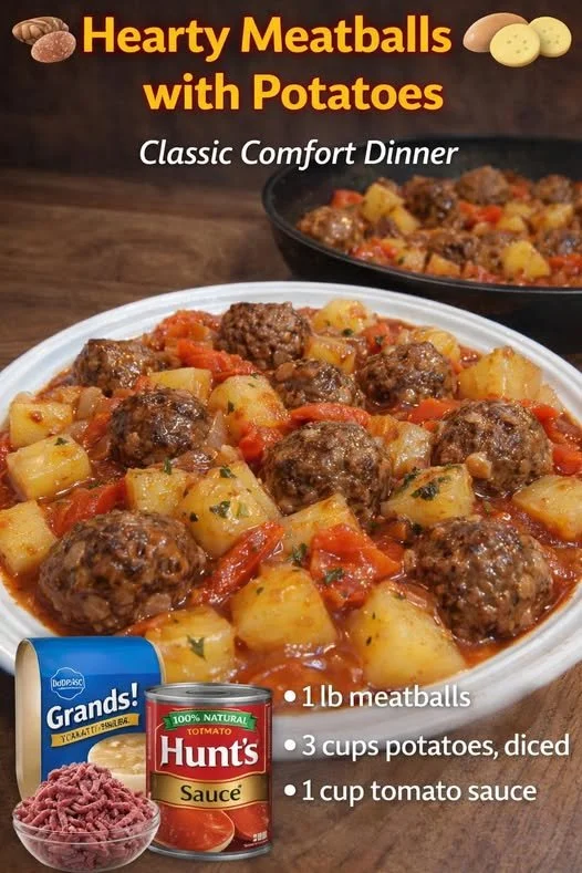 Hearty Meatballs with Potatoes
