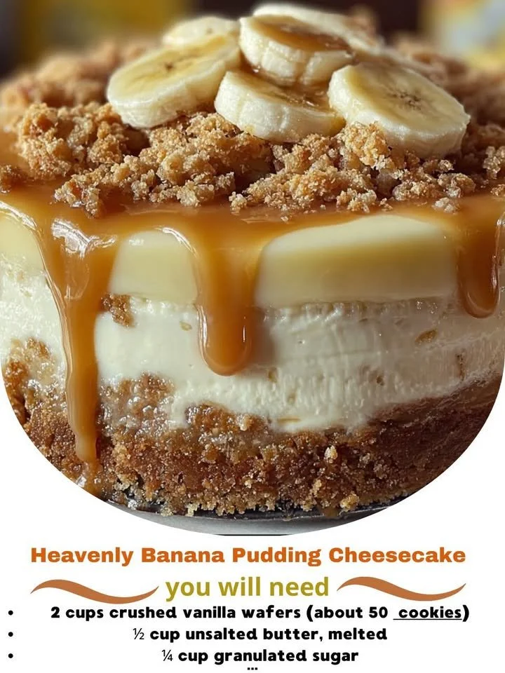 Heavenly Banana Pudding Cheesecake