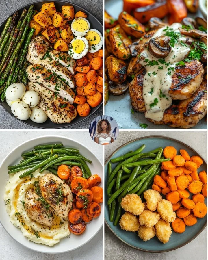 Herb Butter Chicken & Roasted Squash