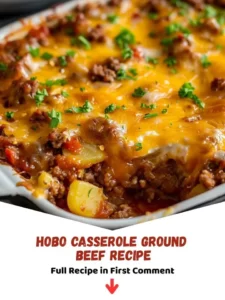 Delicious and hearty Hobo Casserole dish served in a bowl.