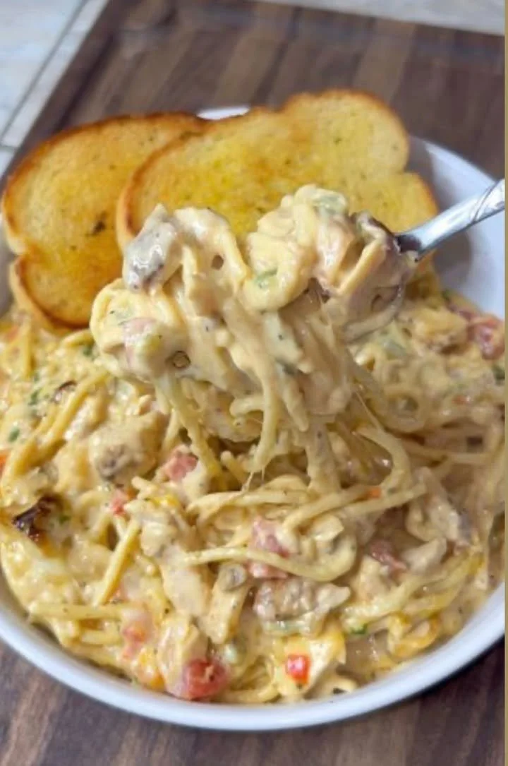 Homemade Chicken Spaghetti