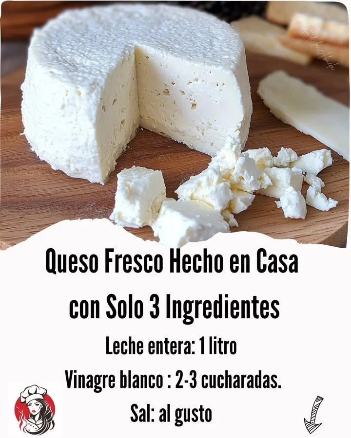 Bowl of homemade fresh cheese made from milk