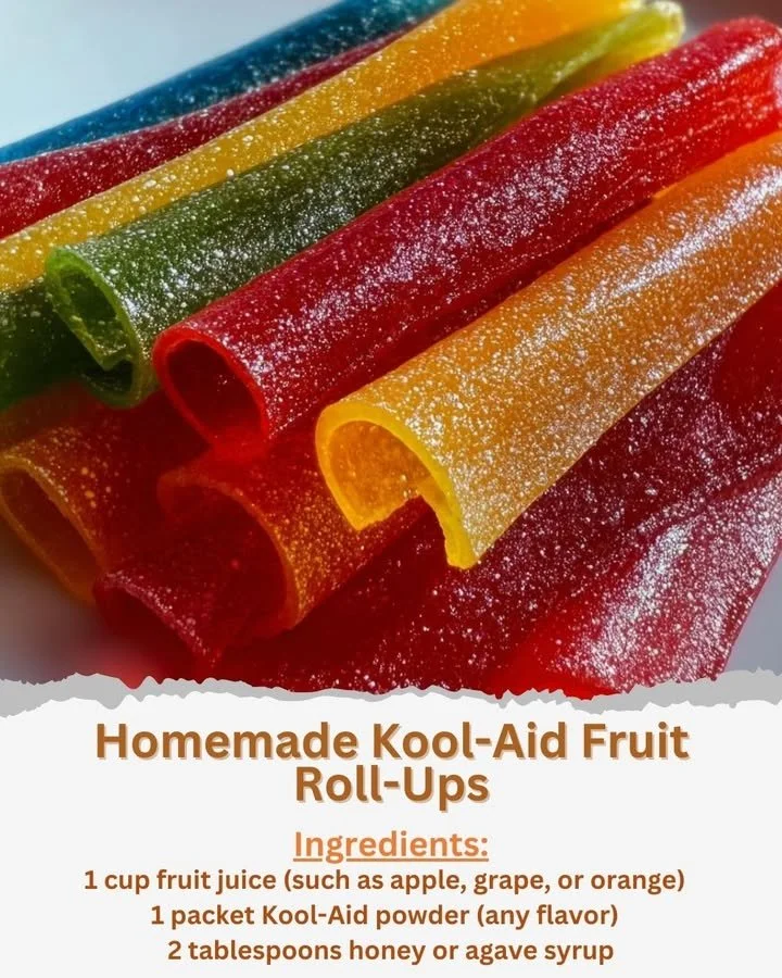 Homemade Kool-Aid Fruit Roll-Ups