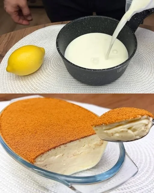 Homemade Lemon Cream Dessert