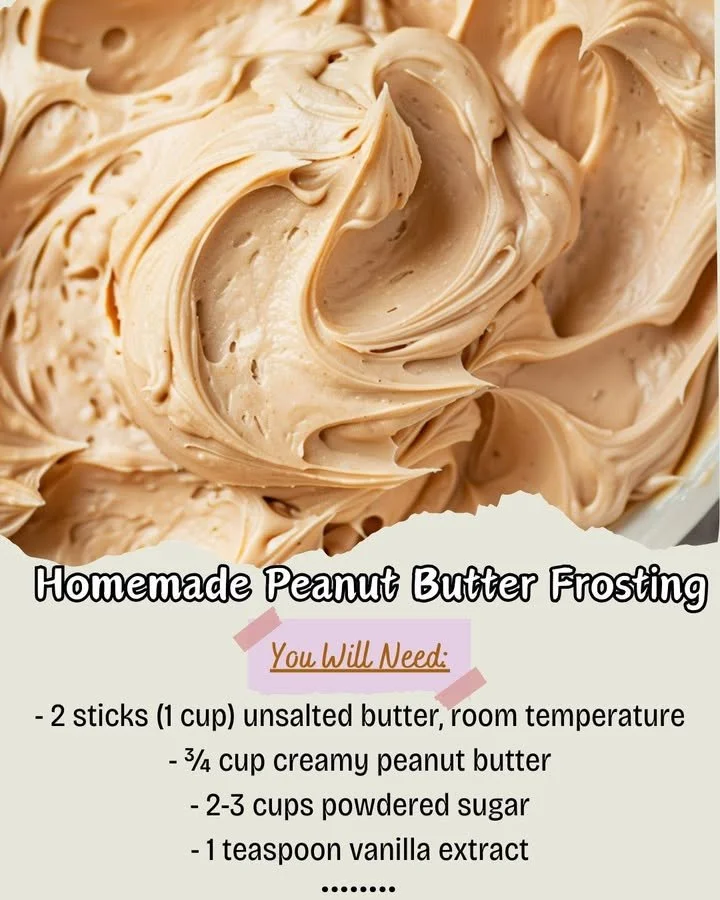 Delicious homemade peanut butter frosting spread on a chocolate cupcake.